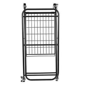 Carrito de lavandería de metal plegable para el hogar y el hotel al por mayor con cesta de hierro extraíble y bolsa de lona - Product Image 4