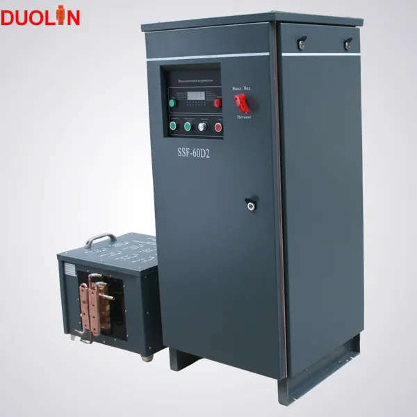 Sistema de endurecimento da indução da alta frequência, SSF-60 60kw para o eixo da engrenagem da placa de aço da indução do calor do tratamento do forno