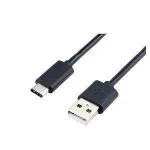 Kabel Pengisian Daya Cepat USB 3.1 Tipe C, USB-C Male Ke USB 2.0 Tipe A Male