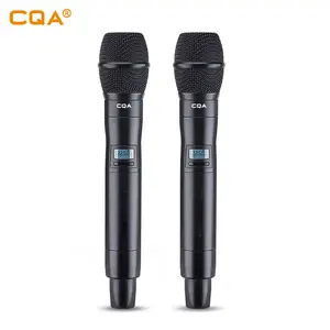 Microphone portable sans fil UHF avec récepteur de sortie 1/4, livraison gratuite, 80 pieds