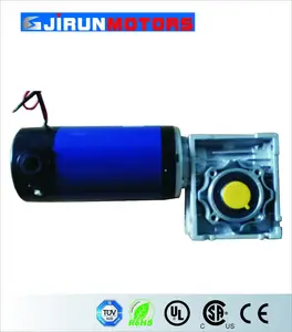Electric Motor 12v 500w Dc Geared Motor With Worm Gearbox Or Planetary Reducer For Garage And Gate Door Or Other Application