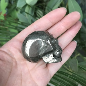Dropship intagliato a mano naturale cristallo di rocca gemsones <span class=keywords><strong>2</strong></span> pollici mini pirite teschi di guarigione teschi - Product Image 3