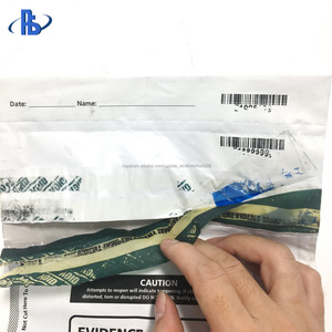 <span class=keywords><strong>De</strong></span> seguridad transparente sellada manipular bolsas <span class=keywords><strong>de</strong></span> dinero en efectivo en tránsito - Product Image 5
