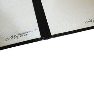 Yimi ผ้าคลุมเมนูบิสโทรแบบคู่ทำจาก PVC 8.5*11สำหรับโรงแรมและร้านอาหาร - Product Image 3