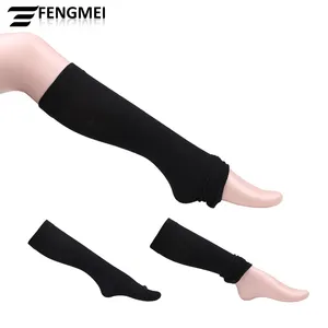 Black Moslem patent certificate unisex socks breathable plain cotton no need take off socks cool dry Muslim tube crew socks