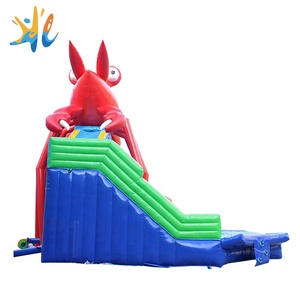 Huale 2019 popular giant inflatable combo dry Slide Locust Slide with gorilla for the kids from Attractions - Product Image 2