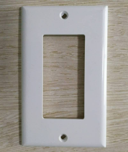 Placca a Muro Elettrica in Plastica a 2 Moduli con Viti Shanghai Linsky - Product Image 3