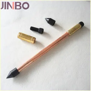 2024 Low Price Earthing Copper Clad Steel Ground Rod For Lightning Protection Grounding System