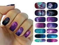 Autocollants à ongles pour filles, modèles célèbres,