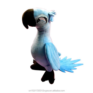 Custom Cartoon <strong>Rio</strong> Lifelike <strong>Parrot</strong> Plush <strong>Toy</strong> for Gifts Furnishing Articles
