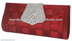 Ladies Elegant Floral Lace Evening Bag Party <b>Clutch</b> - Product Image 2