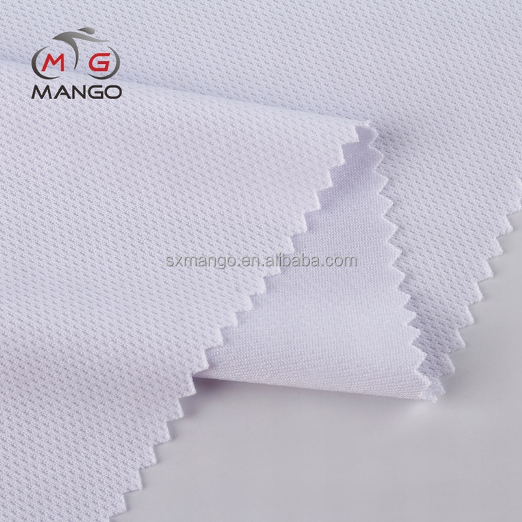 En gros anti-humidité 150d 100% polyester piqué tricot relief polyester tissu