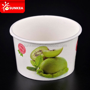 4oz 5oz 8oz 12oz sữa chua cốc giấy, giấy dùng một lần Icecream Cup cho mùa hè - Product Image 4