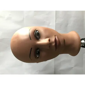 Neueste ausbildung kopf make-up haar mannequin kopf ohne haar für schwarz