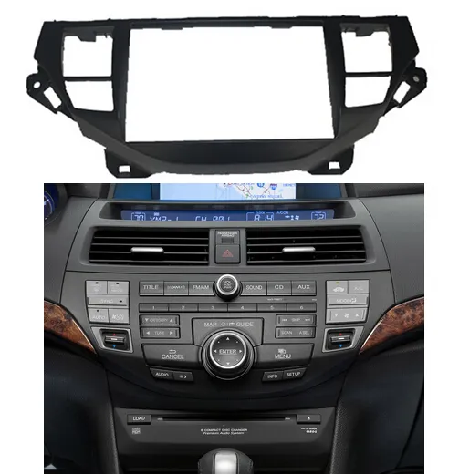 Double DIN Car Radio Fascia For Honda Crosstour Stereo Facia Frame Dash Mount Kit Panel Adapter Adaptor