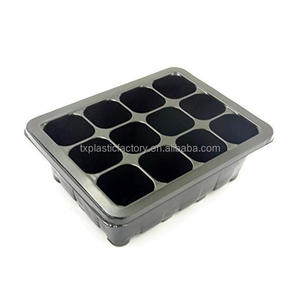 Kit de bandeja de germinación de 12 celdas de plástico, grosor personalizado, para vivero de <span class=keywords><strong>semillas</strong></span>, <span class=keywords><strong>se</strong></span> puede usar con esterilla de calor - Product Image 3