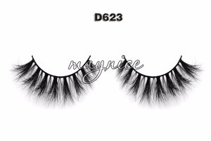 Suave de gama alta 3d fashion faux de piel de visón tira de pestañas - Product Image 1