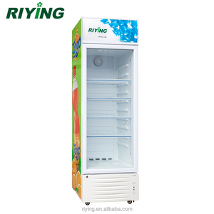 Réfrigérateur vertical commercial à porte unique, vitrine réfrigérée pour la bière Pepsi avec évaporateur à rouleaux - Product Image 4