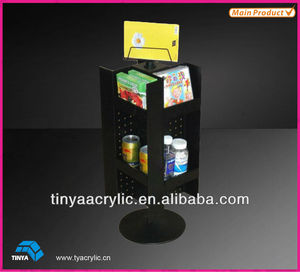 Hilado de acrílico al por mayor gran mostrador portafolletos display rack caso - Product Image 1