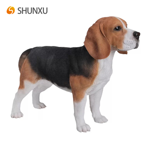 Tượng Chó <span class=keywords><strong>Beagle</strong></span> Đứng Chi Tiết Sống Động, Tượng Động Vật Trang Trí Vườn Nhà - Product Image 2