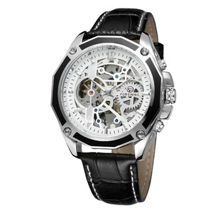 Forsining-montre-bracelet de luxe pour hommes, squelette, horloge automatique mécanique, avec bracelet, modèle au choix, 10 - Product Image 5