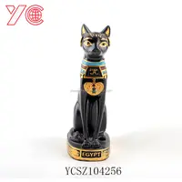 YC-SZ-104256 Mesir Kerajinan Kucing Resin Figurine