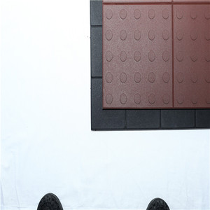 <span class=keywords><strong>Tapis</strong></span> de sol en caoutchouc blanc pour <span class=keywords><strong>CrossFit</strong></span> 1mx1mx30mm - Product Image 6