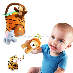 Set di Peluche Parlanti di Animali della Giungla che Emettono Suoni - Product Image 2