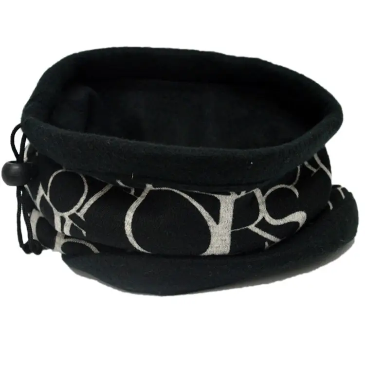 Aangepaste Multifunctionele Logo Hoofdband Polar Fleece Hoofddeksels Bandana Winter Warm Athletic Outdoor Das Snood Sjaal