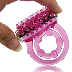 Mini Vibrator Doppel Vergnügen <span class=keywords><strong>Penis</strong></span> Anregende Vibrierende <span class=keywords><strong>Penis</strong></span> Ring Sex Produkte für Erwachsene Cock Ringe Cock ring für Mann - Product Image 5