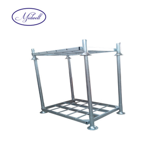 Nhiệm vụ nặng nề Ráp Kho Tùy Chỉnh Stackable Lưu Trữ Bền Hậu Cần Mạ Kẽm Ống Thép Pallet - Product Image 2