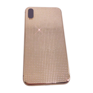 เคสไอโฟน X ชุบทองหรูหราประดับเพชร - Product Image 5