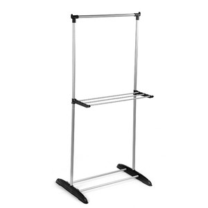 Multifunction 3 tiered seating metal portable folding laundry clothes line - Product Image 2
