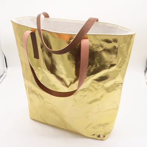 Jeans personalizzati Etichette <span class=keywords><strong>di</strong></span> <span class=keywords><strong>Carta</strong></span> Handag/lavabile kraft paper Borsa Delle Donne All'ingrosso - Product Image 2