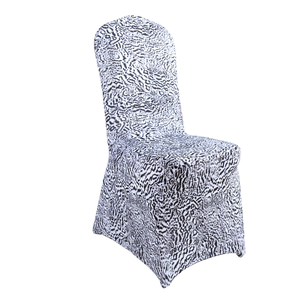 Spandex Stretch Snow <strong>Leopard</strong> <strong>Print</strong> <strong>Chair</strong> <strong>Cover</strong> Wedding <strong>Chair</strong> <strong>Cover</strong> for Hotel Wedding Banquet Party - Product Image 2