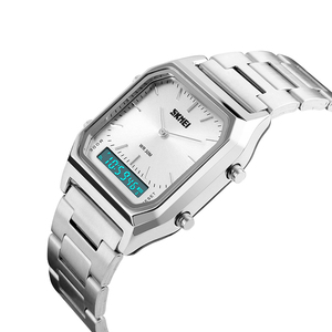 Relojes de Pulsera de Marca Dorados de Moda Skmei 1220 Relogio Masculino para Chicas Hombres Negocios - Product Image 4