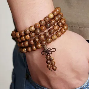 Chinesischen Knoten Muslimischen Mehrschichtiges Armband Chic Fashion Holz Perlen Armbänder