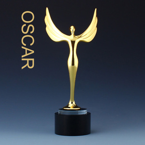 Alta individual <span class=keywords><strong>de</strong></span> encargo estatuilla Óscar metal <span class=keywords><strong>trofeo</strong></span> <span class=keywords><strong>de</strong></span> cristal - Product Image 1