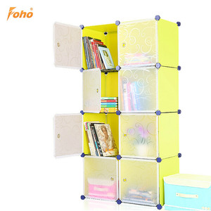 Armoire de rangement en <span class=keywords><strong>plastique</strong></span> à 8 cubes, largement utilisée à la maison - Product Image 3