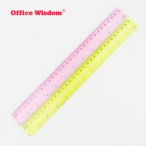 Regla de Plástico de 30 cm, Regla Recta Colorida de 12 Pulgadas, Transparente, de Diferentes Diseños, para Dibujo y Manualidades - Product Image 5