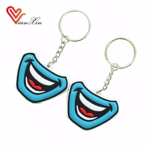 2018 personnalisé pvc personnalisé trousseau trousseau de clés de silicium porte-clés reçu T/T, <span class=keywords><strong>paypal</strong></span>, western union paiement. - Product Image 4