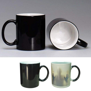 Taza de Sublimación Walking <span class=keywords><strong>Dead</strong></span>, Taza Mágica Negra de Cerámica que Cambia de Color Brillante, Taza de Café Personalizada para Regalo - Product Image 5