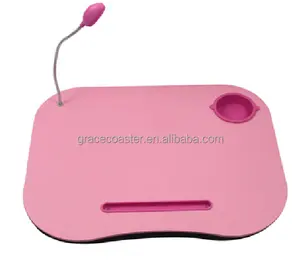 โต๊ะทำงาน โต๊ะทำงานที่บ้าน โต๊ะทำงานแบบมีเบาะรอง พร้อมที่วางแก้ว - Product Image 1