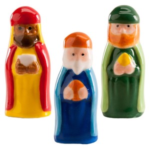 Adorabile statuetta in porcellana dei Re Magi in torta per il Dia de los <span class=keywords><strong>Reyes</strong></span> - Product Image 1