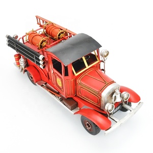 1928 Metallo Rosso Vecchio Camion Figurine <span class=keywords><strong>Vintage</strong></span> Modello di Veicolo Scala <span class=keywords><strong>1</strong></span>:<span class=keywords><strong>24</strong></span> Retro Automobile Modello Toy Boy Regalo Home Office Decor - Product Image 6