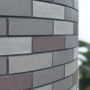 Vanjoin Waterproof Soft Exterior Wall System Flexible Stone Cladding Red Bricks Tile