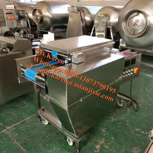 Machine à trancher automatique en acier inoxydable <span class=keywords><strong>pour</strong></span> côtelettes de porc, <span class=keywords><strong>steak</strong></span>, poulet, viande fraîche / Machine à trancher <span class=keywords><strong>pour</strong></span> découper la viande fraîche - Product Image 4