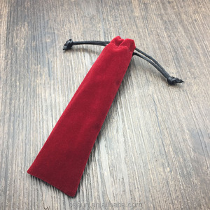 En gros Personnalisé <span class=keywords><strong>Feutre</strong></span> Liant Velours Grenat Smiggle Crayon Stylo <span class=keywords><strong>Pochette</strong></span> - Product Image 5