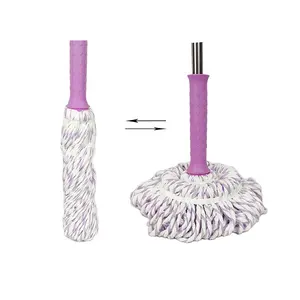 Magic Mop Nhà Sản Xuất Custom Made Sợi Nhỏ Twist Mop