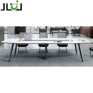 Mesa de reuniones modular, mesa de conferencias, Mesa reuniones, muebles de oficina blancos, escritorios de oficina, muebles de oficina modernos de <span class=keywords><strong>madera</strong></span> - Product Image 4